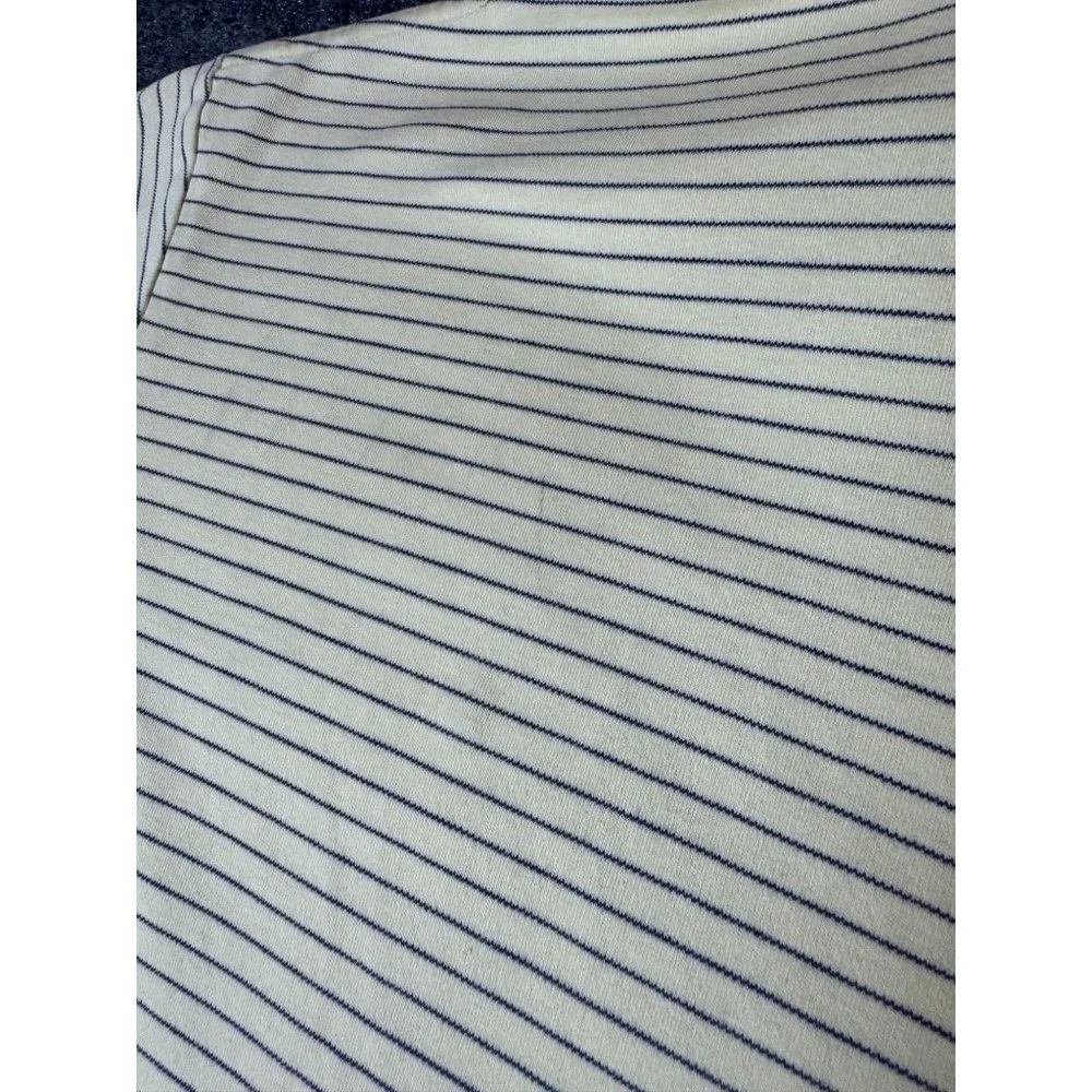 Polo Ralph Lauren Polo Shirt Mens XXL Yellow/Navy Striped Short Sleeve Casual‎